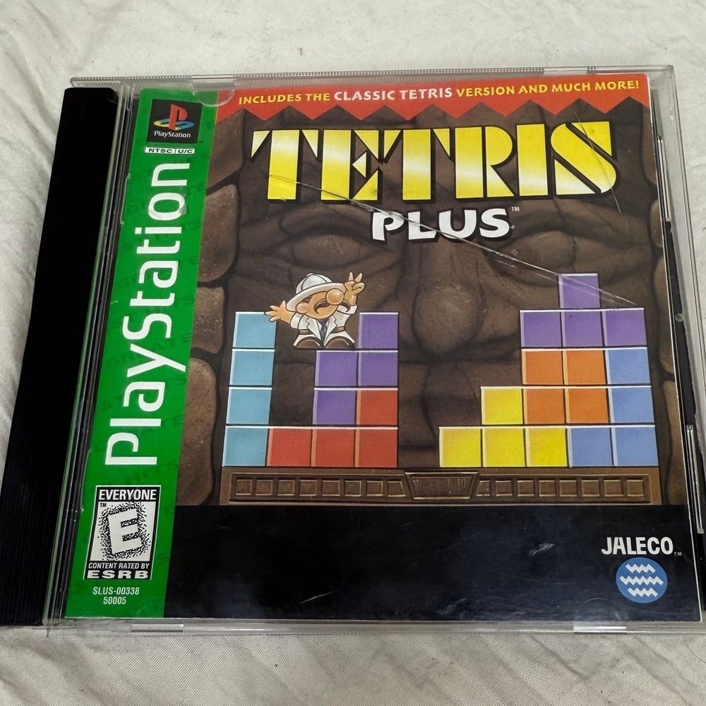 Tetris Plus Sony‎ PlayStation 1 PS1 Game Jaleco U/C Complete